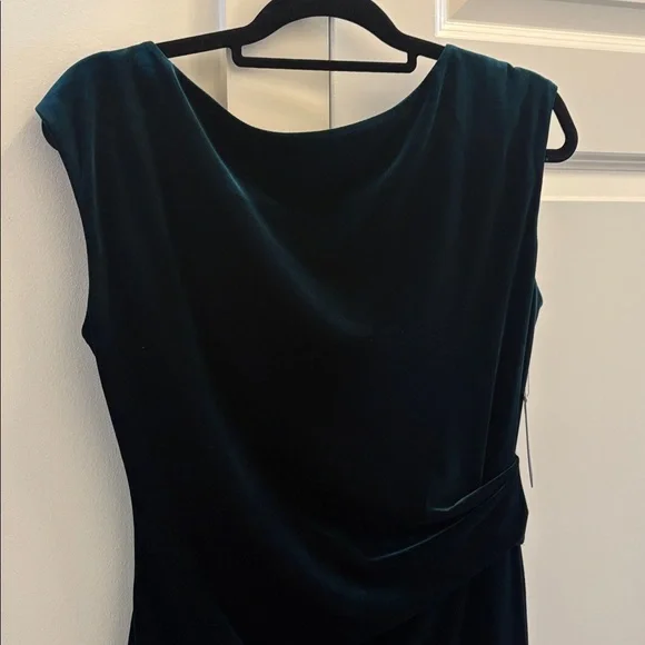 Vince Camuto Emerald Draped Dress - Picture 5 of 8